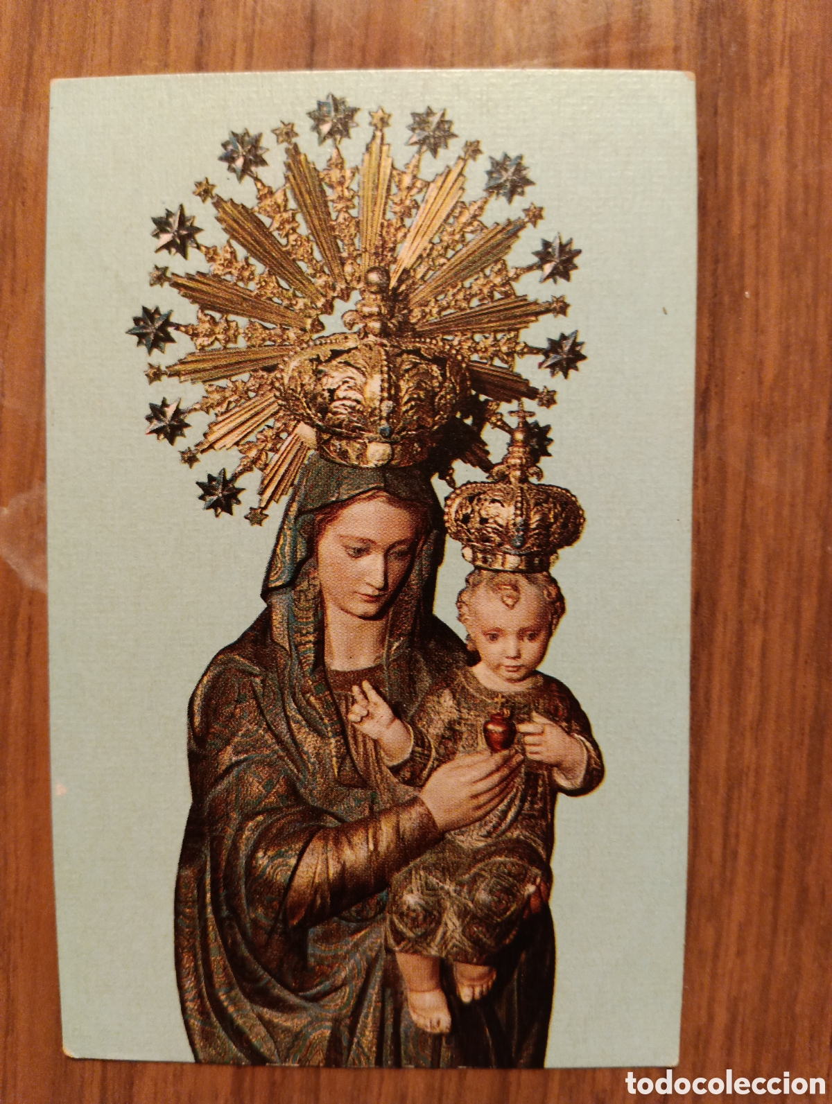 Postales: Estampa de Nuestra Se&ntilde;ora del Sagrado Coraz&oacute;n