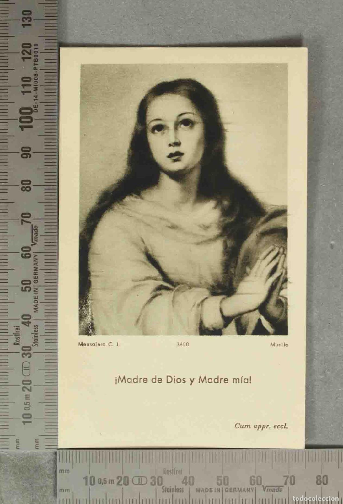 Cartes Postales: ESTAMPA. iMadre de Dios y Madre m&iacute;a!