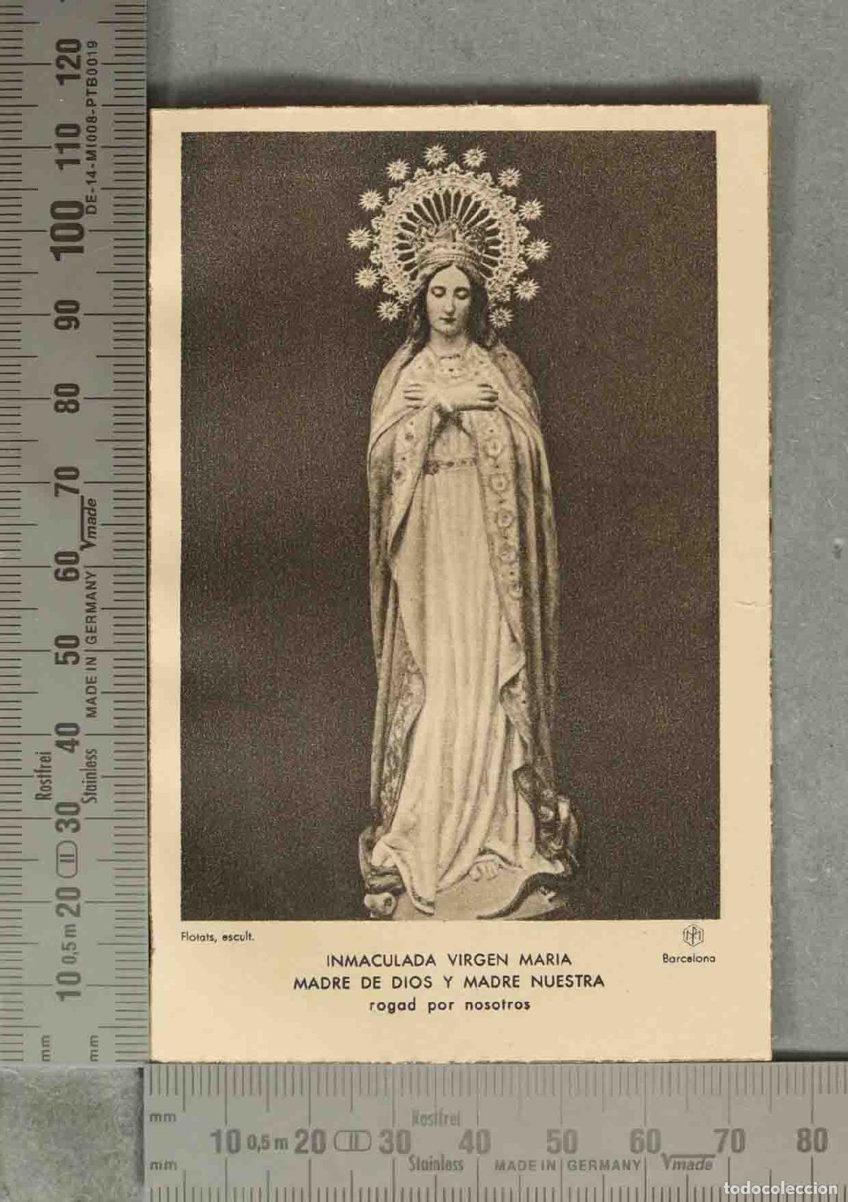 Cartes Postales: ESTAMPA. INMACULADA VIRGEN MARIA MADRE DE DIOS Y MADRE NUESTRA