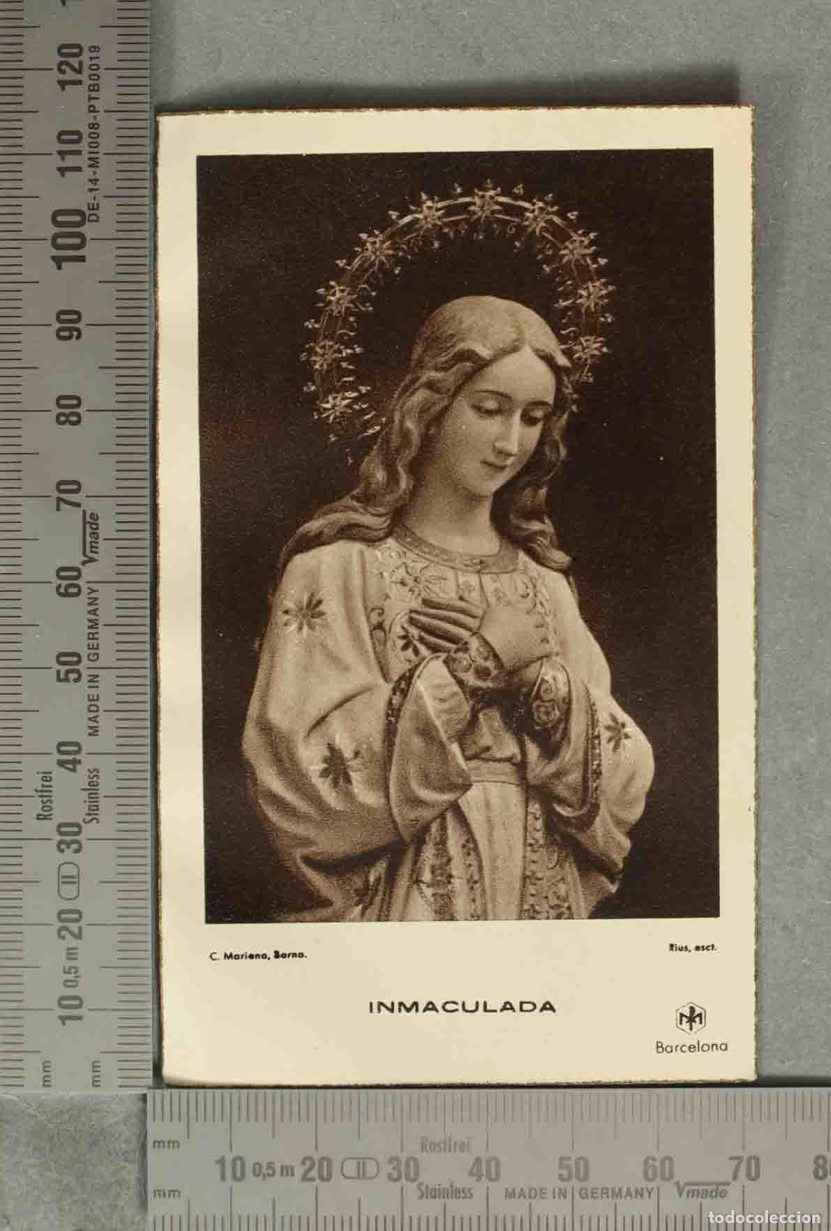 Cartes Postales: ESTAMPA. INMACULADA BARCELONA