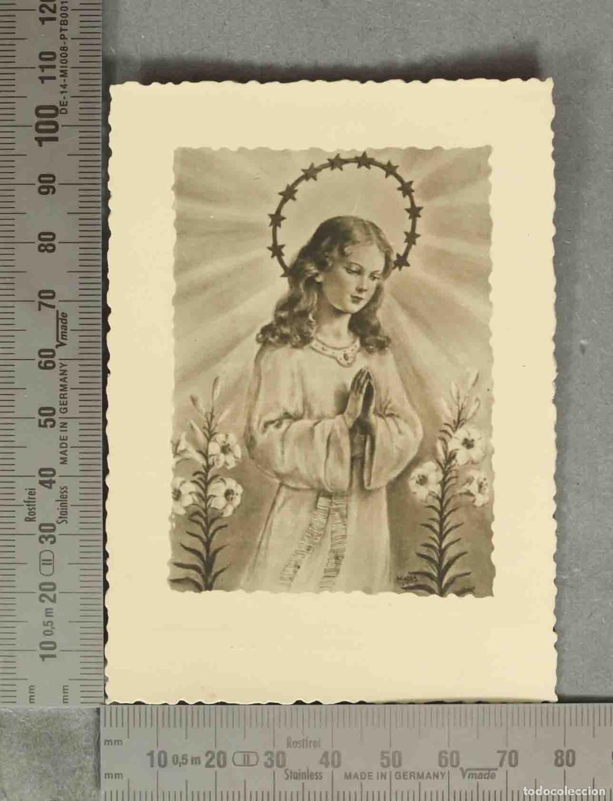 Postais: ESTAMPA. VIRGEN NI&Ntilde;A.