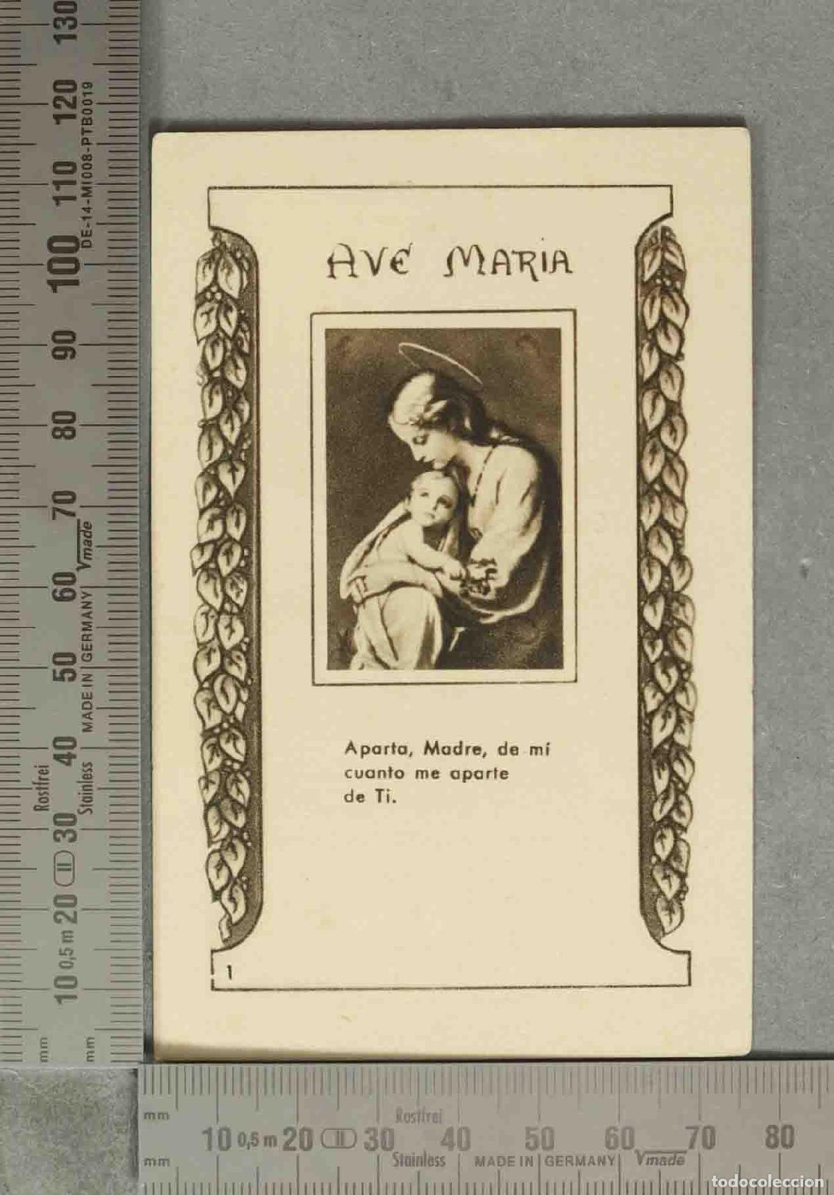 Postcards: ESTAMPA. AVE MARIA. APARTA MADRE