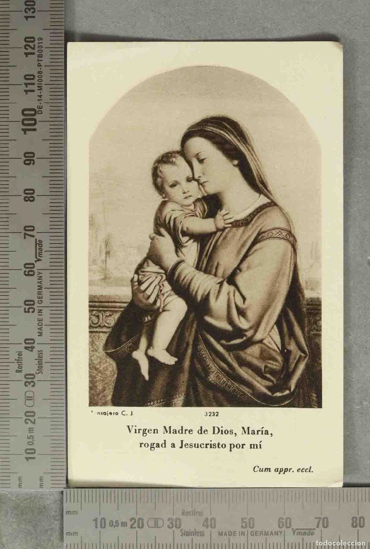 Postcards: ESTAMPA. VIRGEN MADRE DE DIOS MARIA