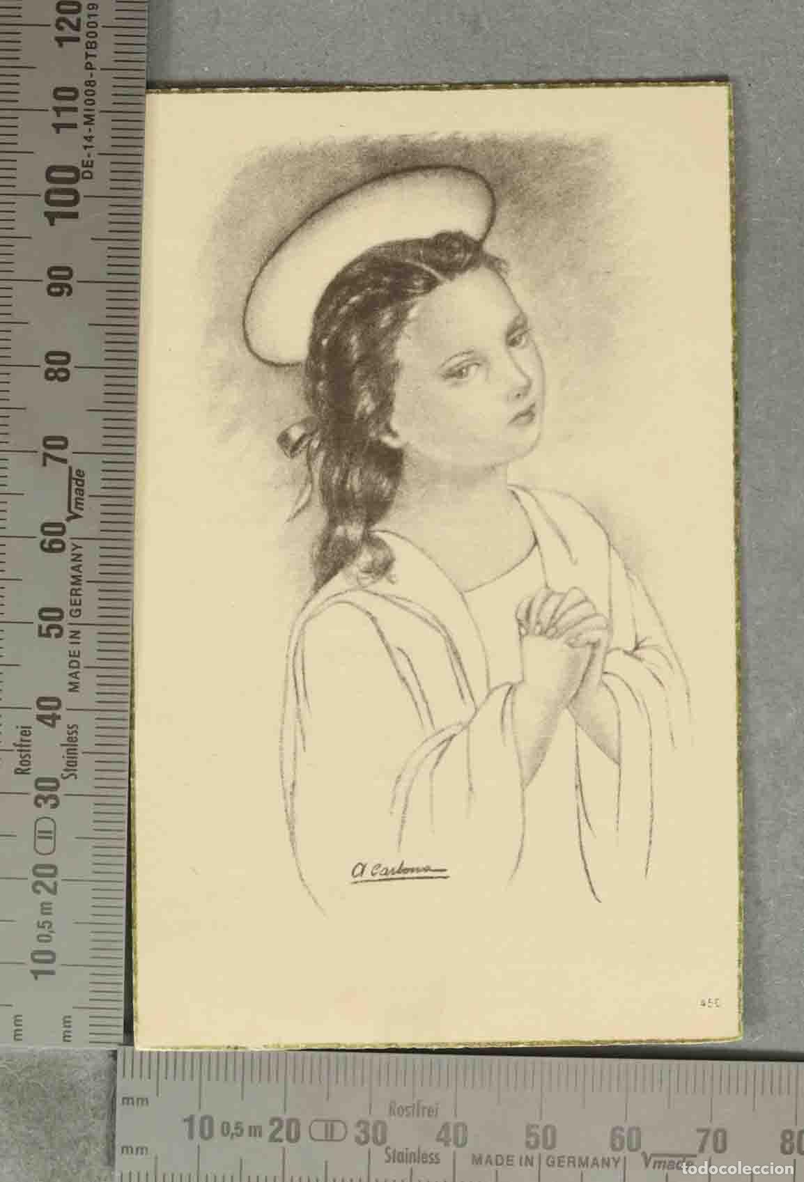 Postcards: ESTAMPA. VIRGEN NI&Ntilde;A
