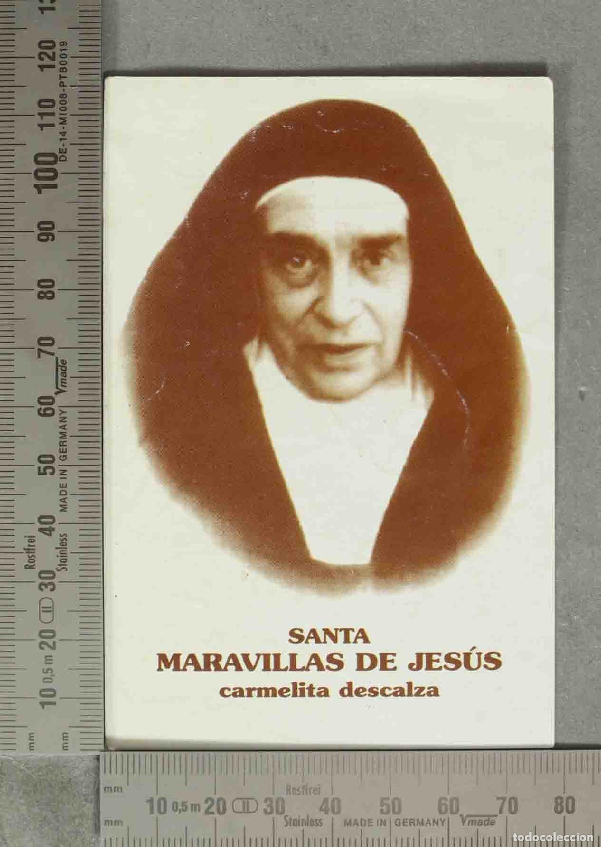 Postales: ESTAMPA. SANTA MARAVILLAS DE JES&Uacute;S carmelita descalza