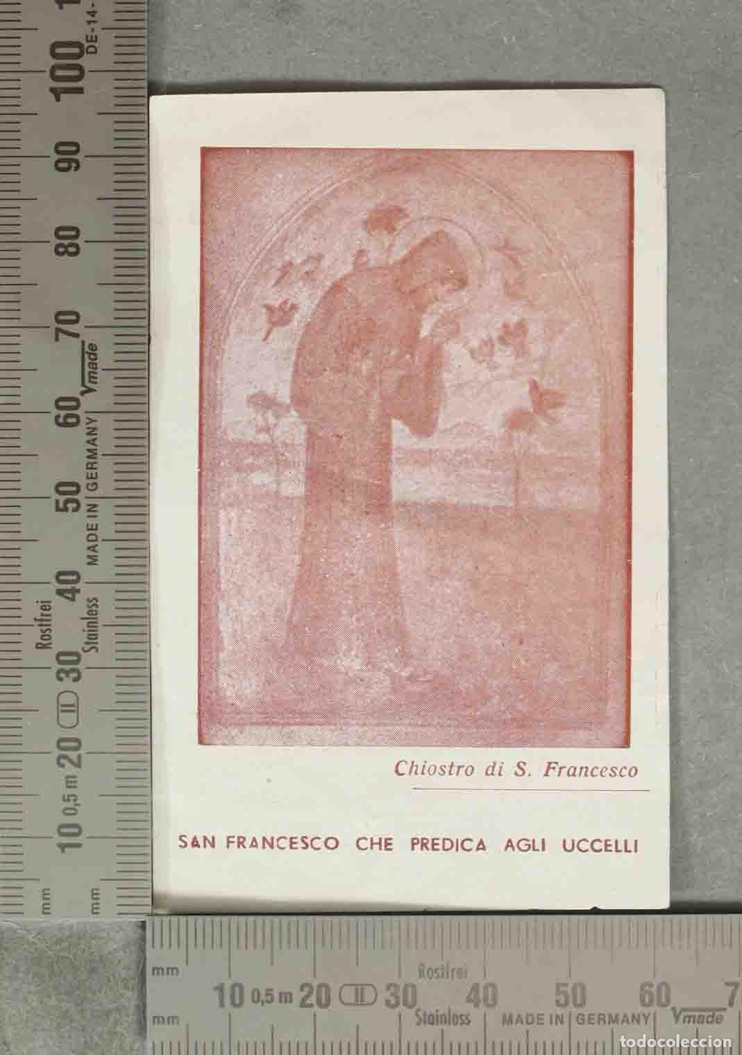 Postales: ESTAMPA. SAN FRANCESCO CHE PREDICA AGLI UCCELLI