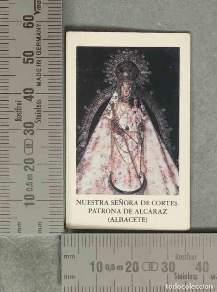 Postales: ESTAMPA. NUESTRA SE&Ntilde;ORA DE CORTES. PATRONA DE ALCARAZ (ALBACETE)