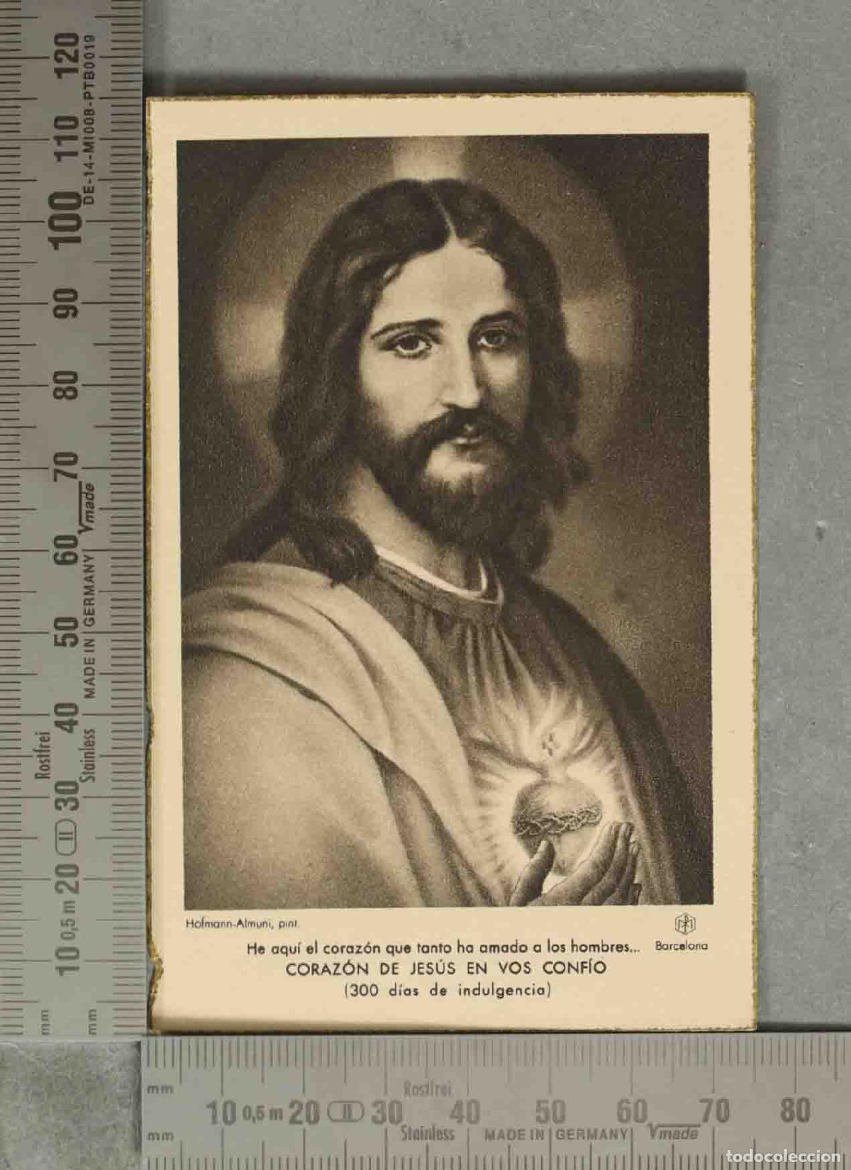 Postales: ESTAMPA. CORAZON JESUS