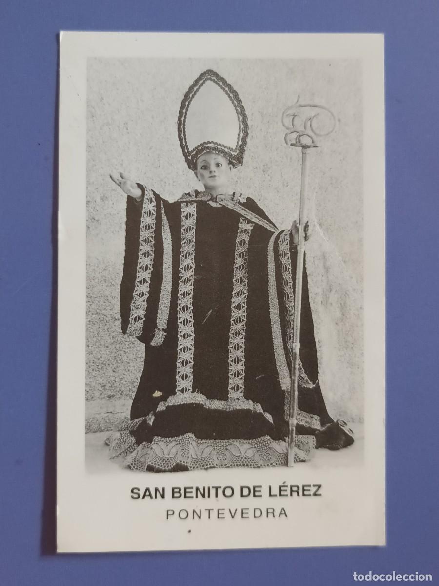 Postales: ESTAMPA SAN BENITO DE LEREZ (PONTEVEDRA) - INFORMACION (REVERSO)