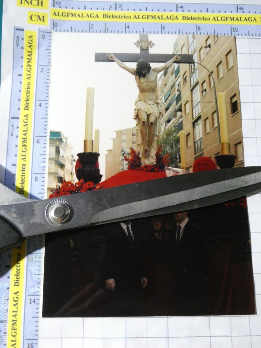 Postales: FOTO FOTOGRAF&Iacute;A DE GRANADA. SEMANA SANTA RELIGIOSA. PROCESI&Oacute;N TRONO CRISTO. BOINA ONU 3134