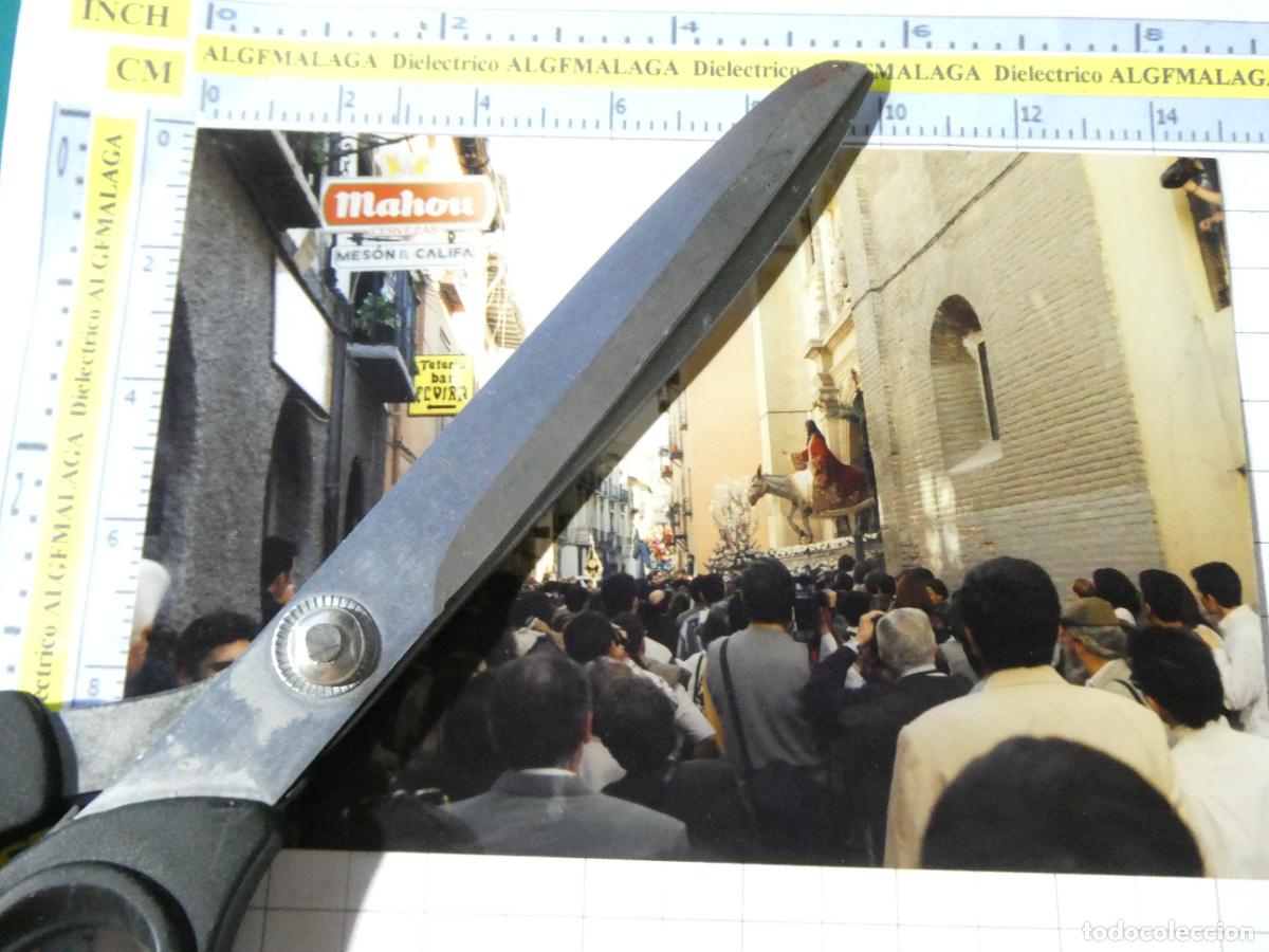 Postales: FOTO FOTOGRAF&Iacute;A DE GRANADA. SEMANA SANTA RELIGIOSA. PROCESI&Oacute;N TRONO CRISTO. MAHOU CERVEZA 3137