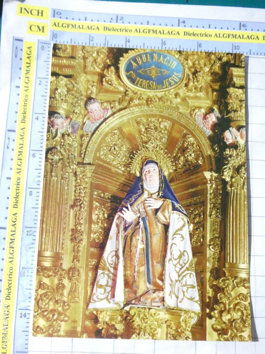 Postales: POSTAL RELIGIOSA SEMANA SANTA. A&Ntilde;O 1964. IGLESIA DE SANTA TERESA &Aacute;VILA. 19 GARRABELLA. 3142