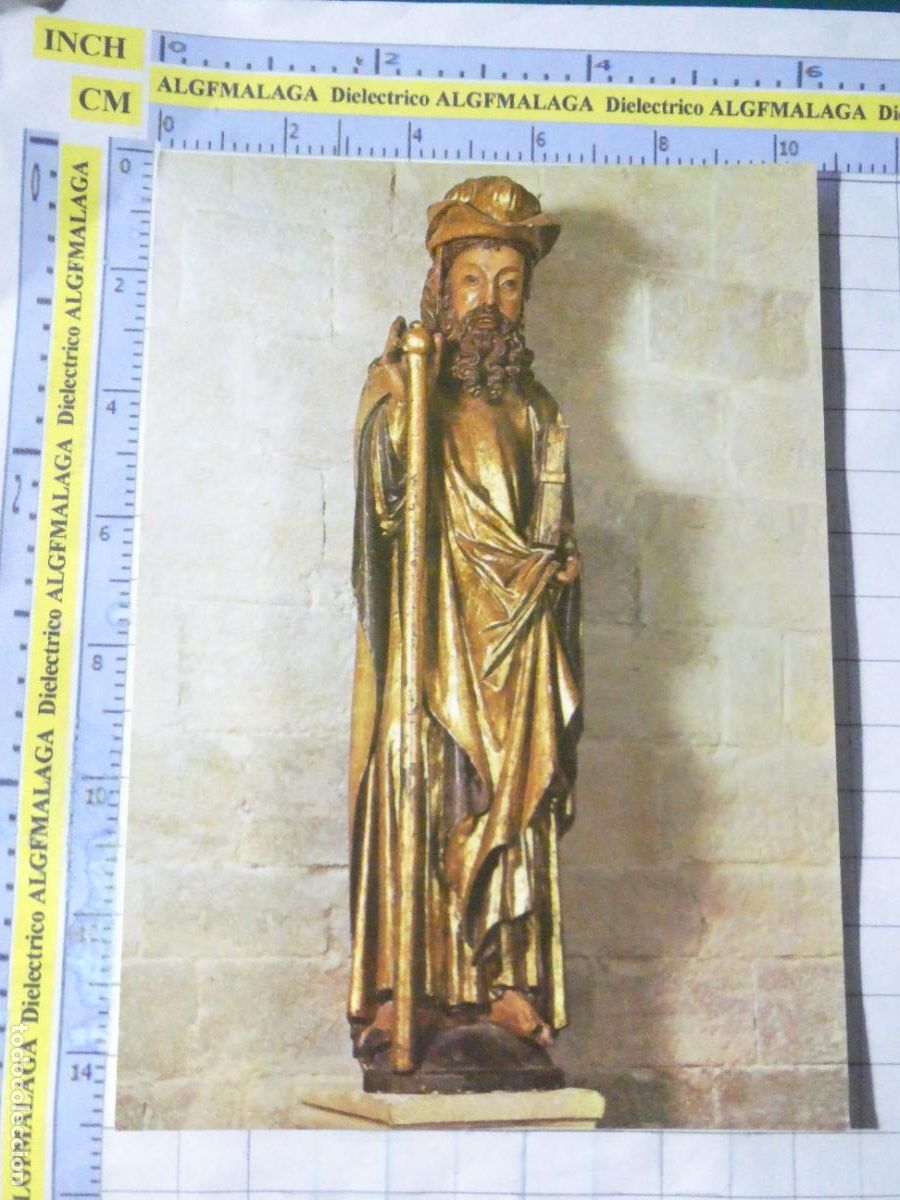 Postales: POSTAL RELIGIOSA SEMANA SANTA. A&Ntilde;O 1976. PUENTE DE LA REINA IGLESIA DE SANTIAGO PEREGRINO. 3148