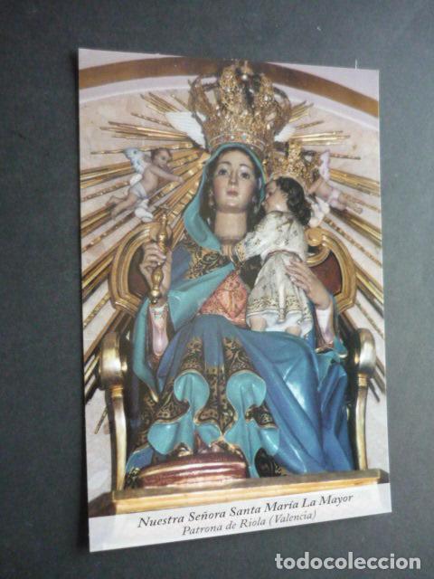 Postkarten: RIOLA VALENCIA NUESTRA SE&Ntilde;ORA MARIA LA MAYOR POSTAL