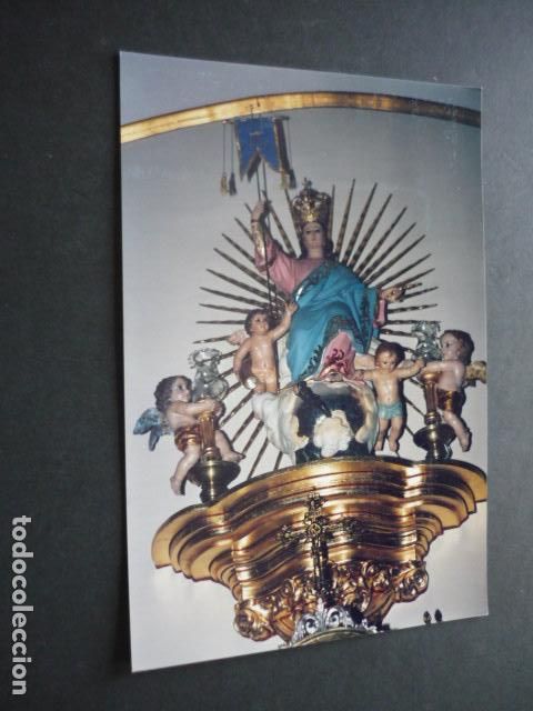 Cartoline: ALCUDIA DE CRESPINS VALENCIA VIRGEN DE LA AURORA FOTOGRAFIA TAMA&Ntilde;O POSTAL