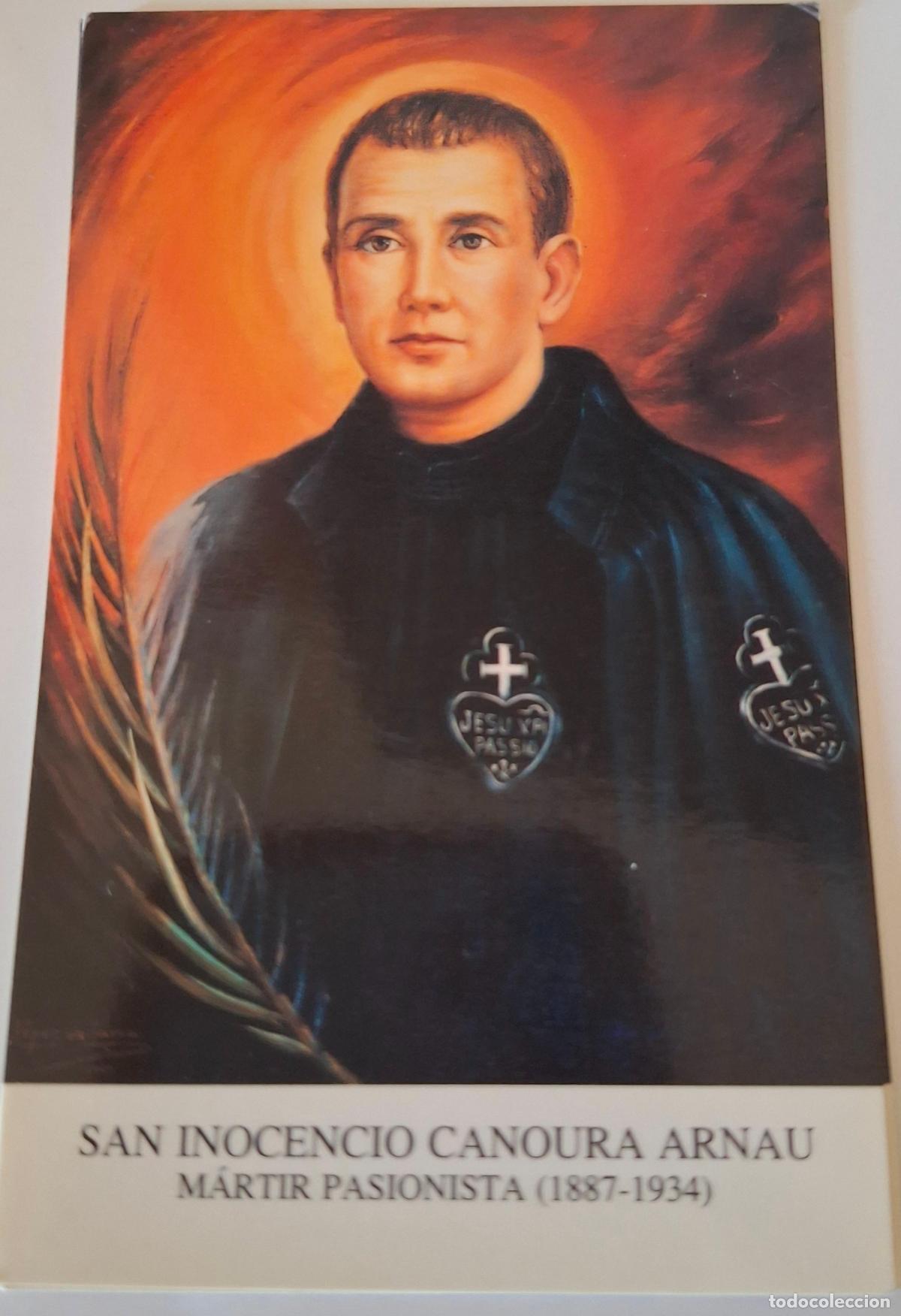 Postales: San Inocencio Csnoura.Martir guerra civil.Turon.Asturias