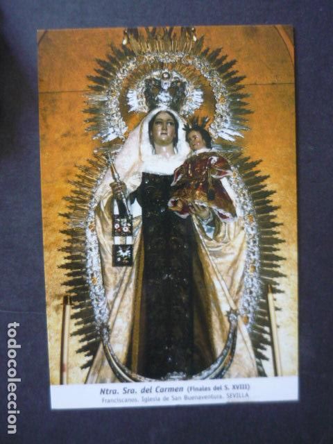 Postkarten: SEVILLA NUESTRA SE&Ntilde;ORA DEL CARMEN DE SAN BUENAVENTURA POSTAL