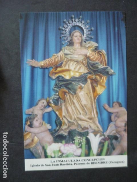 Postales: BISIMBRE ZARAGOZA INMACULADA CONCEPCION POSTAL - Foto 1