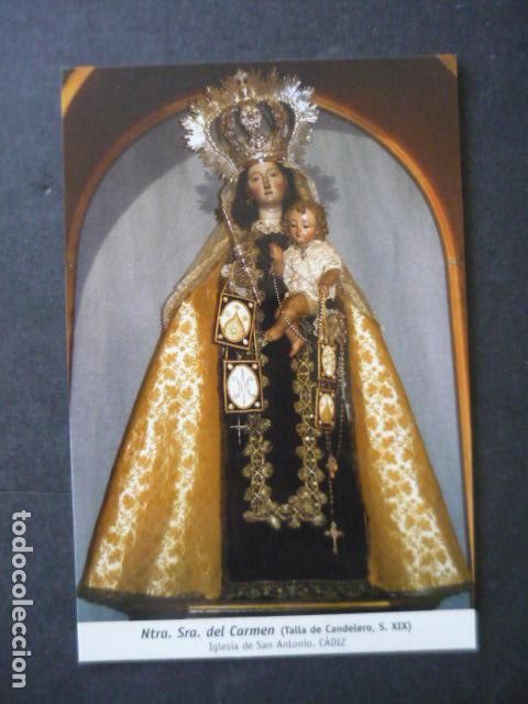 Postkarten: CADIZ NUESTRA SE&Ntilde;ORA DEL CARMEN POSTAL