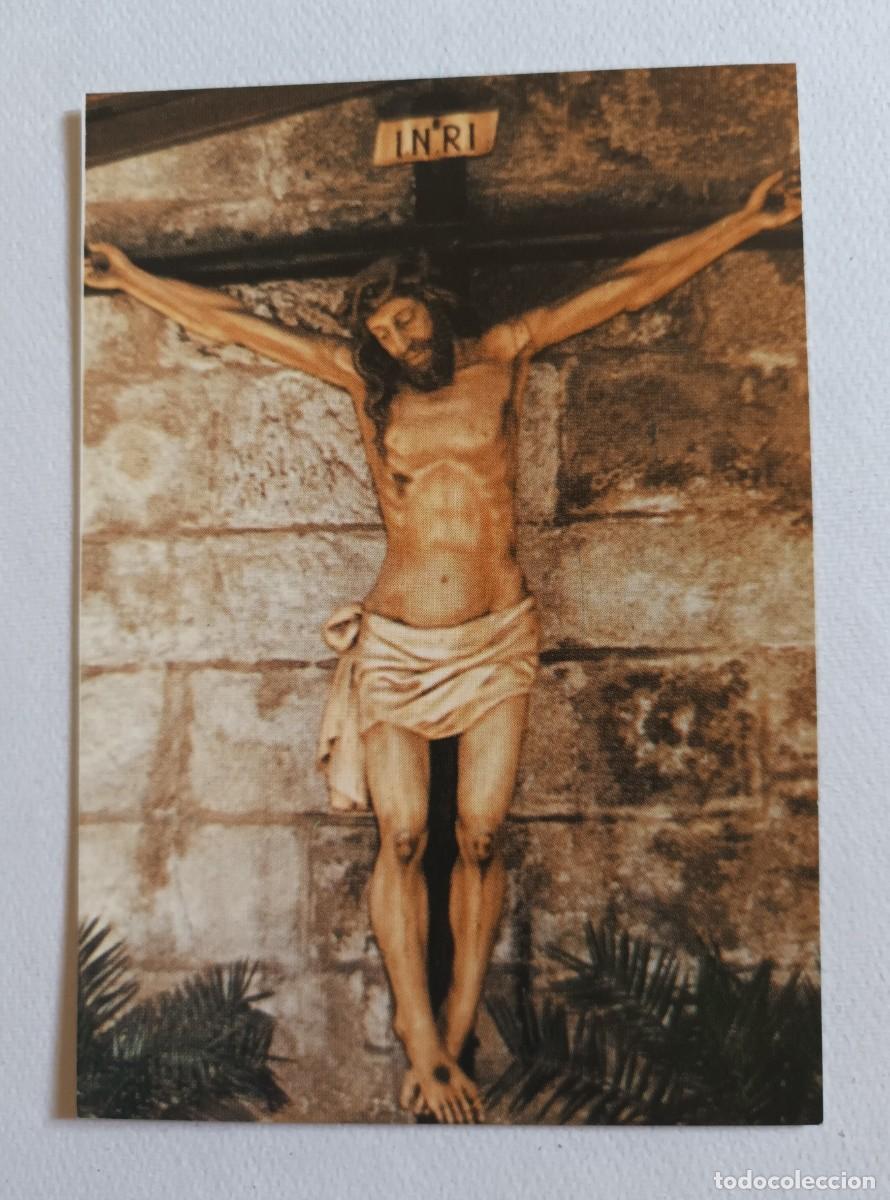 Postales: ESTAMPA CRISTO DEL BUEN VIAJE (PONTEVEDRA) - ORACI&Oacute;N (REVERSO)