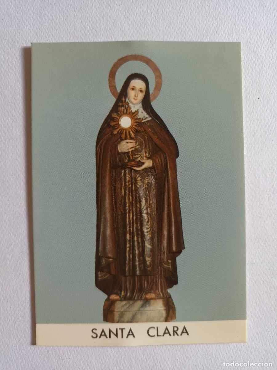 Postales: ESTAMPA SANTA CLARA - ORACION (REVERSO) - POSTALES FAMA