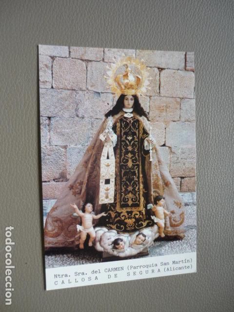 Postkarten: CALLOSA DE SEGURA ALICANTE NUESTRA SE&Ntilde;ORA DEL CARMEN POSTAL