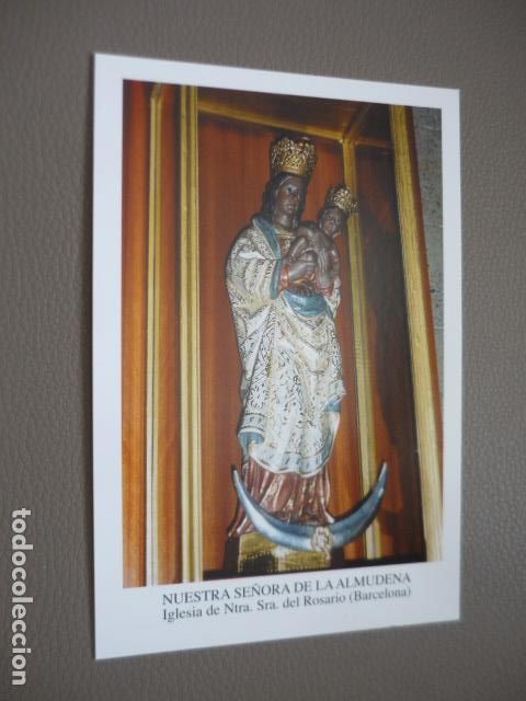 Postkarten: BARCELONA NUESTRA SE&Ntilde;ORA DE LA ALMUDENA POSTAL