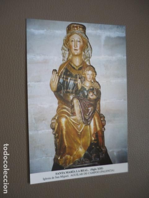 Cartoline: AGUILAR DE CAMPOO PALENCIA SANTA MARIA LA REAL POSTAL