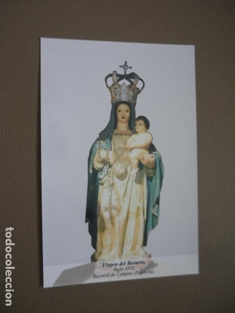 Postcards: BECERRIL DE CAMPOS PALENCIA VIRGEN DEL ROSARIO POSTAL