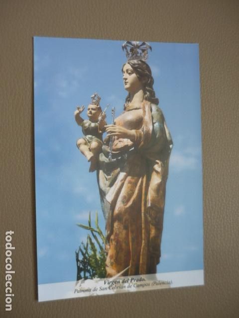 Postcards: SAN CEBRIAN DE CAMPOS PALENCIA VIRGEN DEL PRADO POSTAL