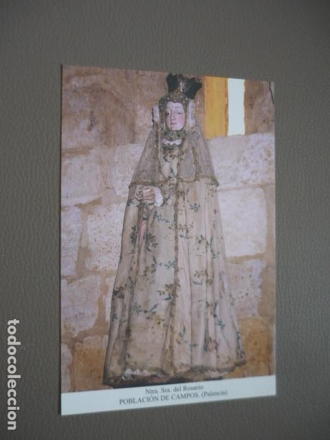 Postcards: POBLACION DE CAMPOS PALENCIA NUESTRA SE&Ntilde;ORA DEL ROSARIO POSTAL