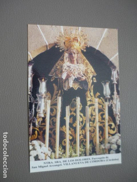 Postcards: VILLANUEVA DE CORDOBA NUESTRA SE&Ntilde;ORA DE LOS DOLORES POSTAL