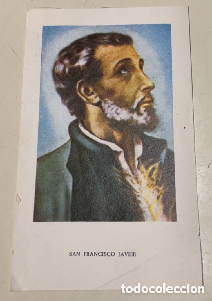 Postales: Estampa Religiosa. Novena de la Gracia en Honor de San Francisco Javier. A&ntilde;os 70.