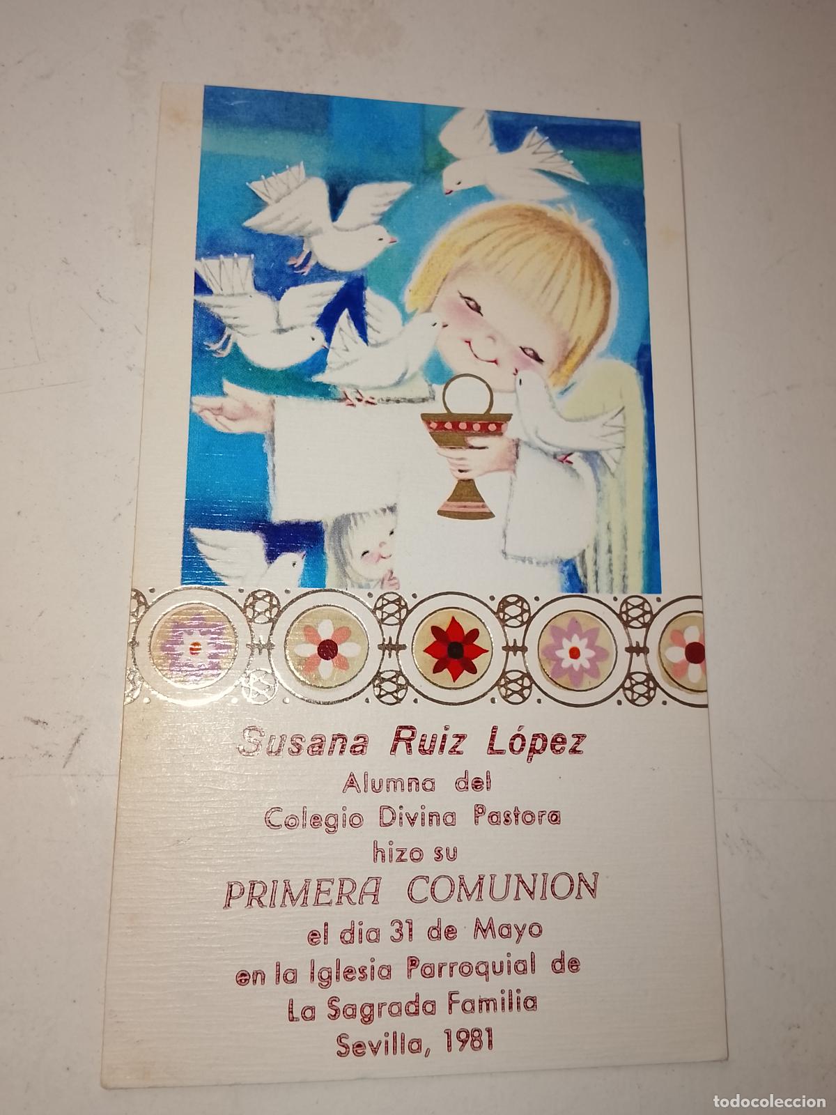 Postales: Estampa religiosa RECUERDO PRIMERA COMUNION O SIMILAR