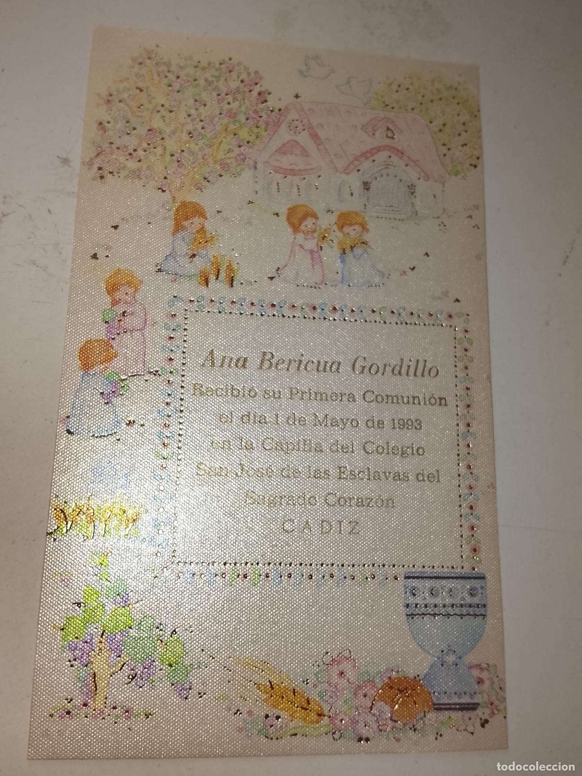 Postales: Estampa religiosa RECUERDO PRIMERA COMUNION O SIMILAR