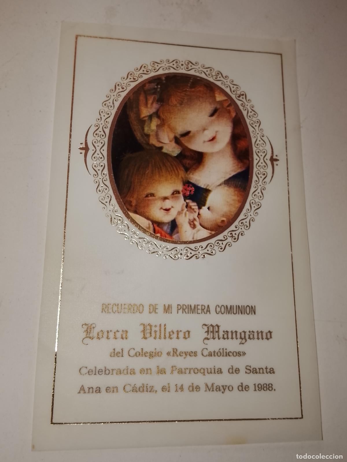 Postales: Estampa religiosa RECUERDO PRIMERA COMUNION O SIMILAR