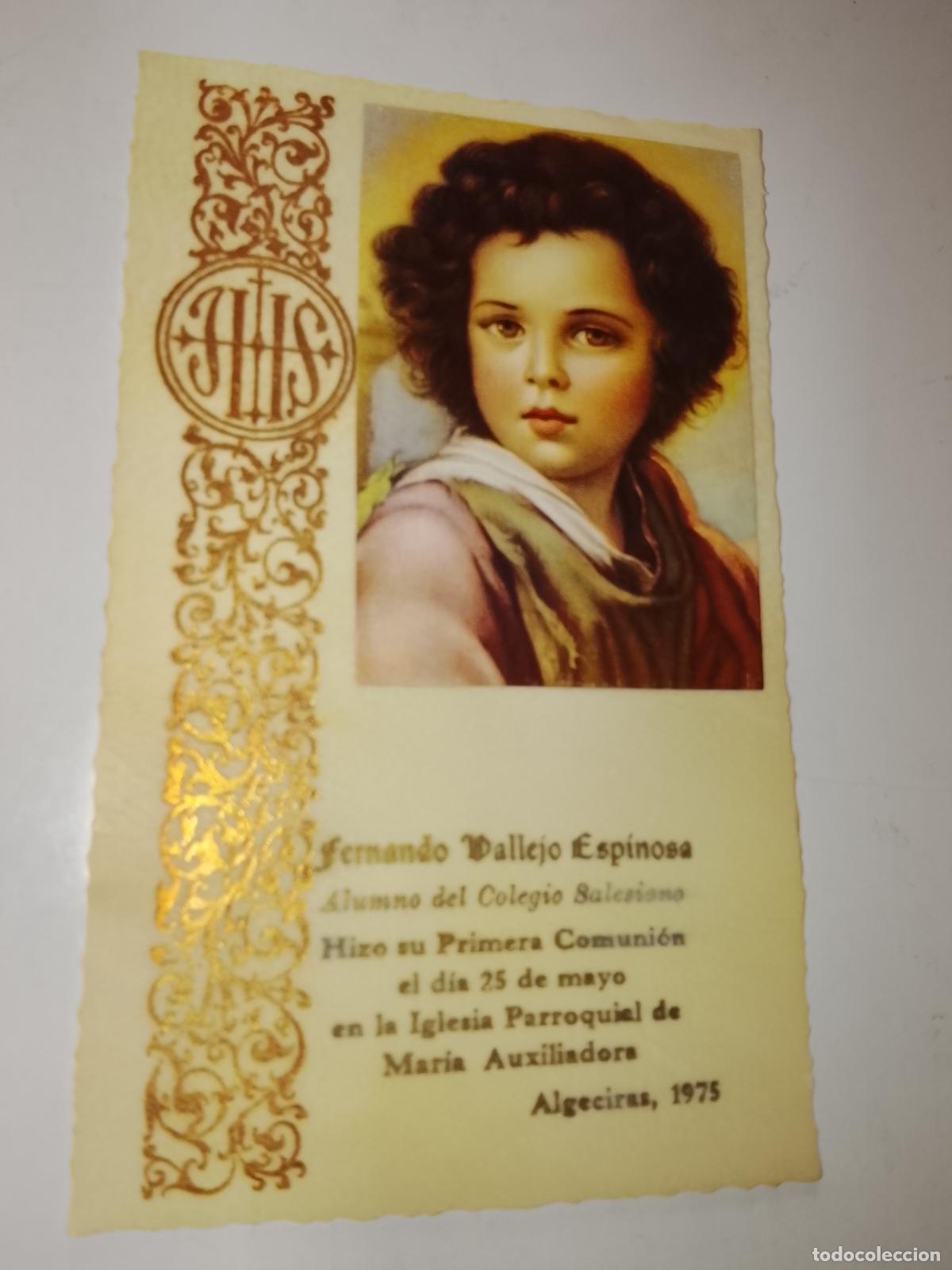 Postales: Estampa religiosa RECUERDO PRIMERA COMUNION O SIMILAR