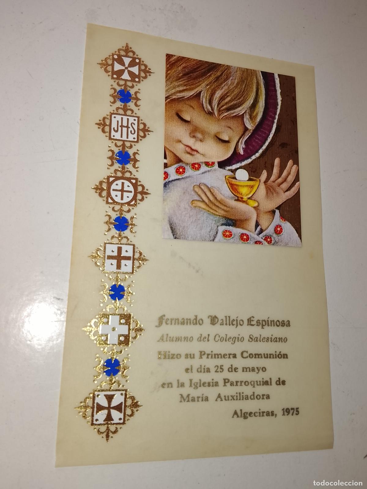 Postales: Estampa religiosa RECUERDO PRIMERA COMUNION O SIMILAR