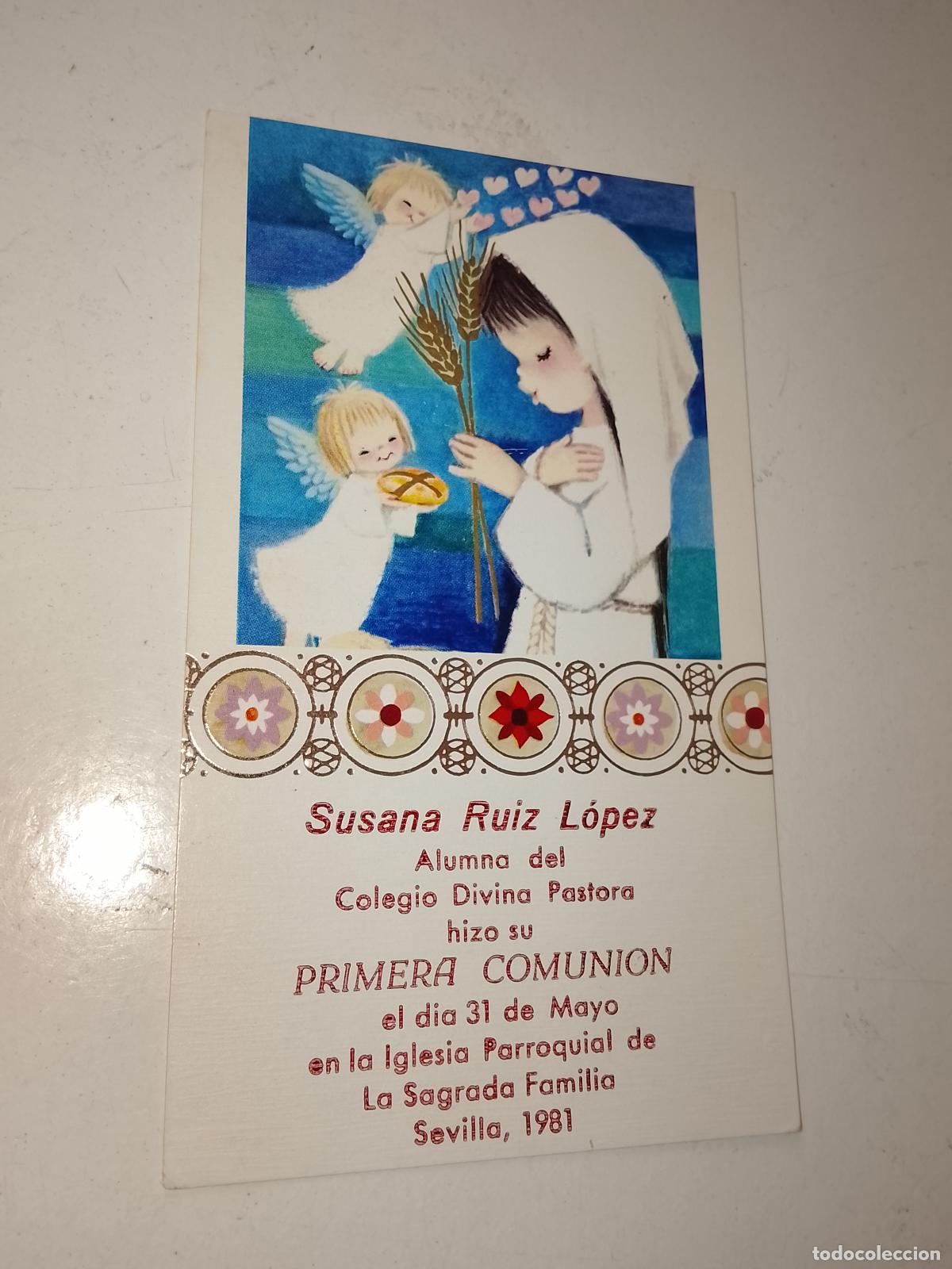 Postales: Estampa religiosa RECUERDO PRIMERA COMUNION O SIMILAR