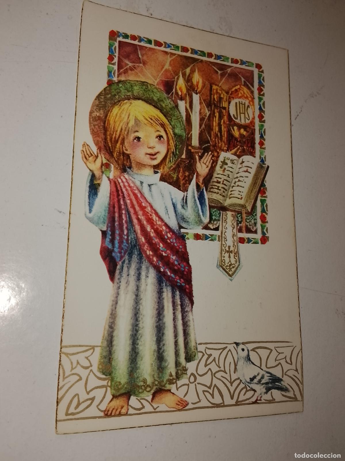 Postales: Estampa religiosa RECUERDO PRIMERA COMUNION O SIMILAR