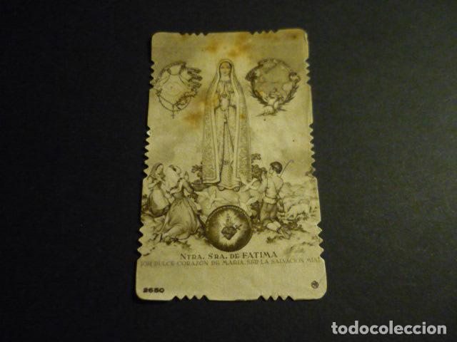 Postais: NUESTRA SE&Ntilde;ORA DE FATIMA ANTIGUA ESTAMPA