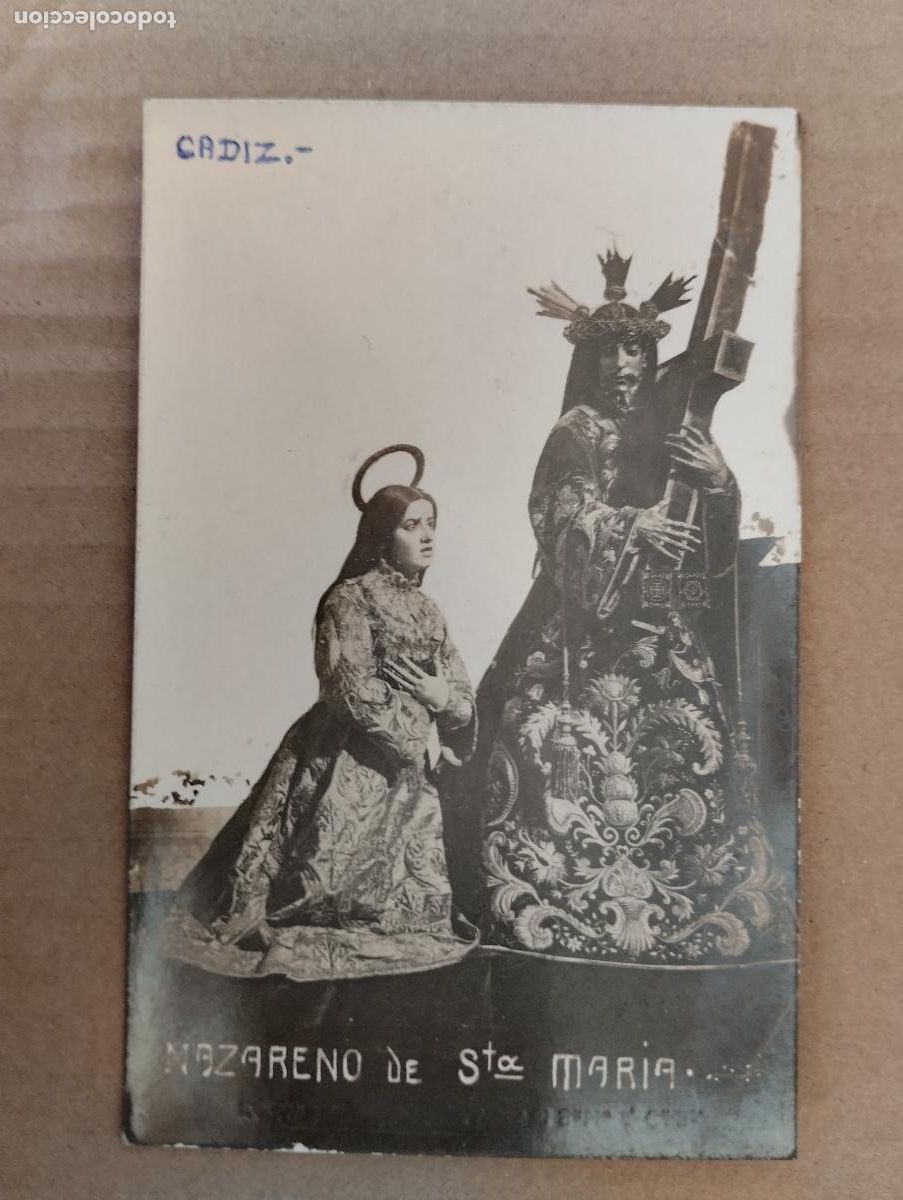 Postkarten: POSTAL FOTOGRAFICA NAZARENO DE SANTA MARIA. CADIZ.