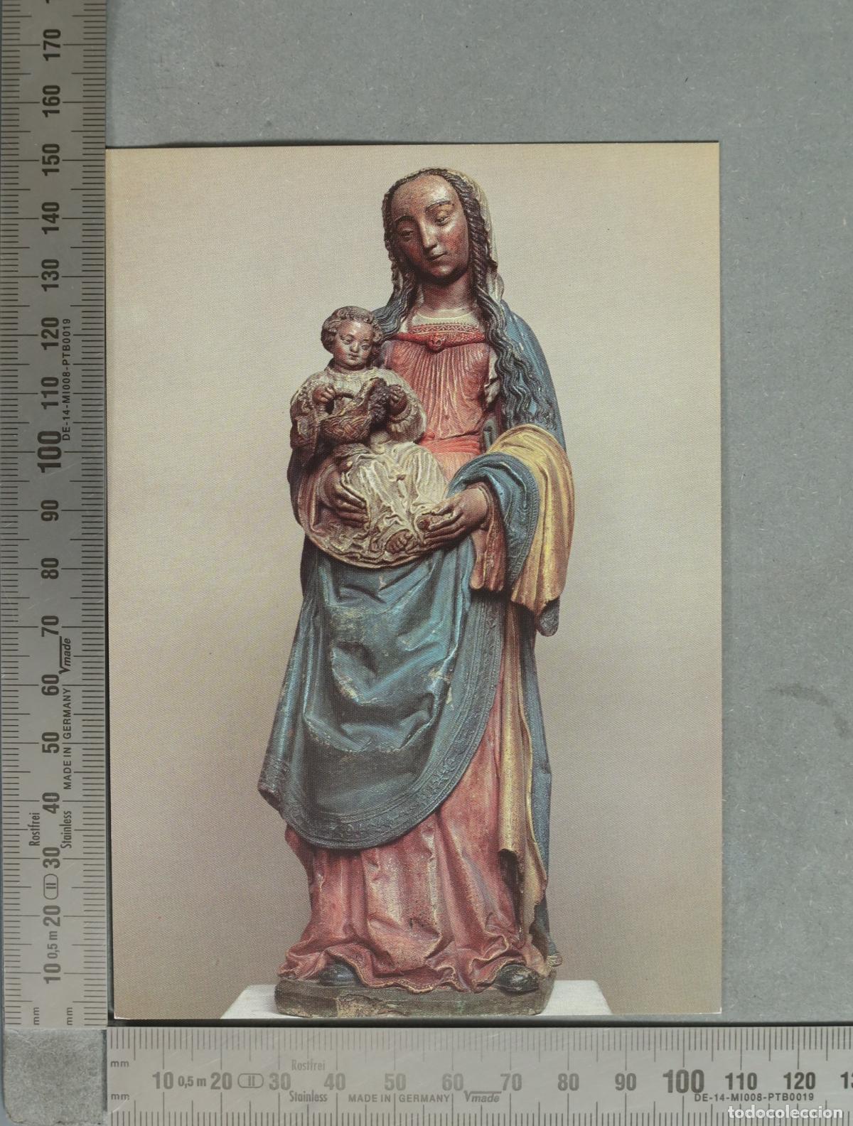 Postkarten: POSTAL. Paris - Mus&eacute;e du Louvre - Vierge &agrave; l'Enfant