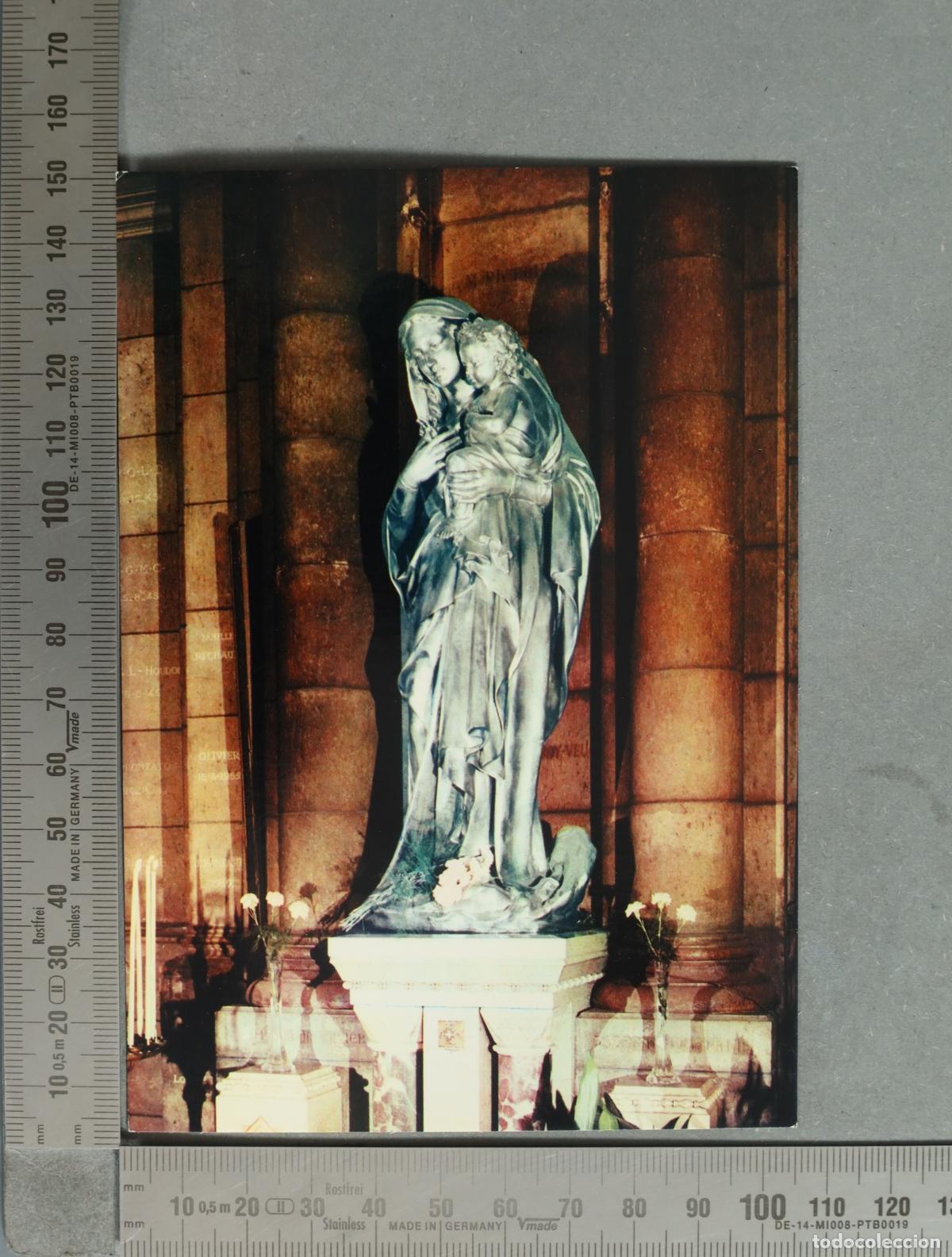 Postkarten: POSTAL. Paris - Basilique du Sacre-Coeur de Montmartre - Statue de la Sainte-Vierge a l'Enfant
