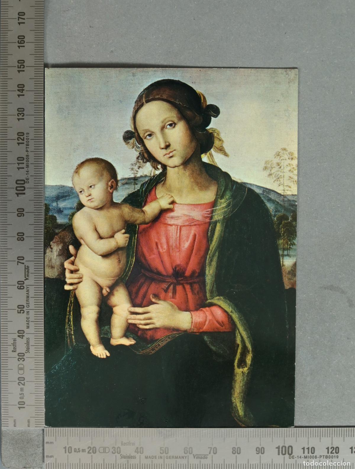 Postkarten: POSTAL. Madonna col Bambino - Perugino