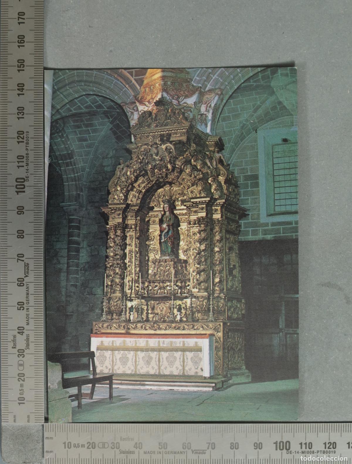 Postkarten: POSTAL. Catedral de Evora - Altar seiscentista com imagem de Nossa Senhora do O