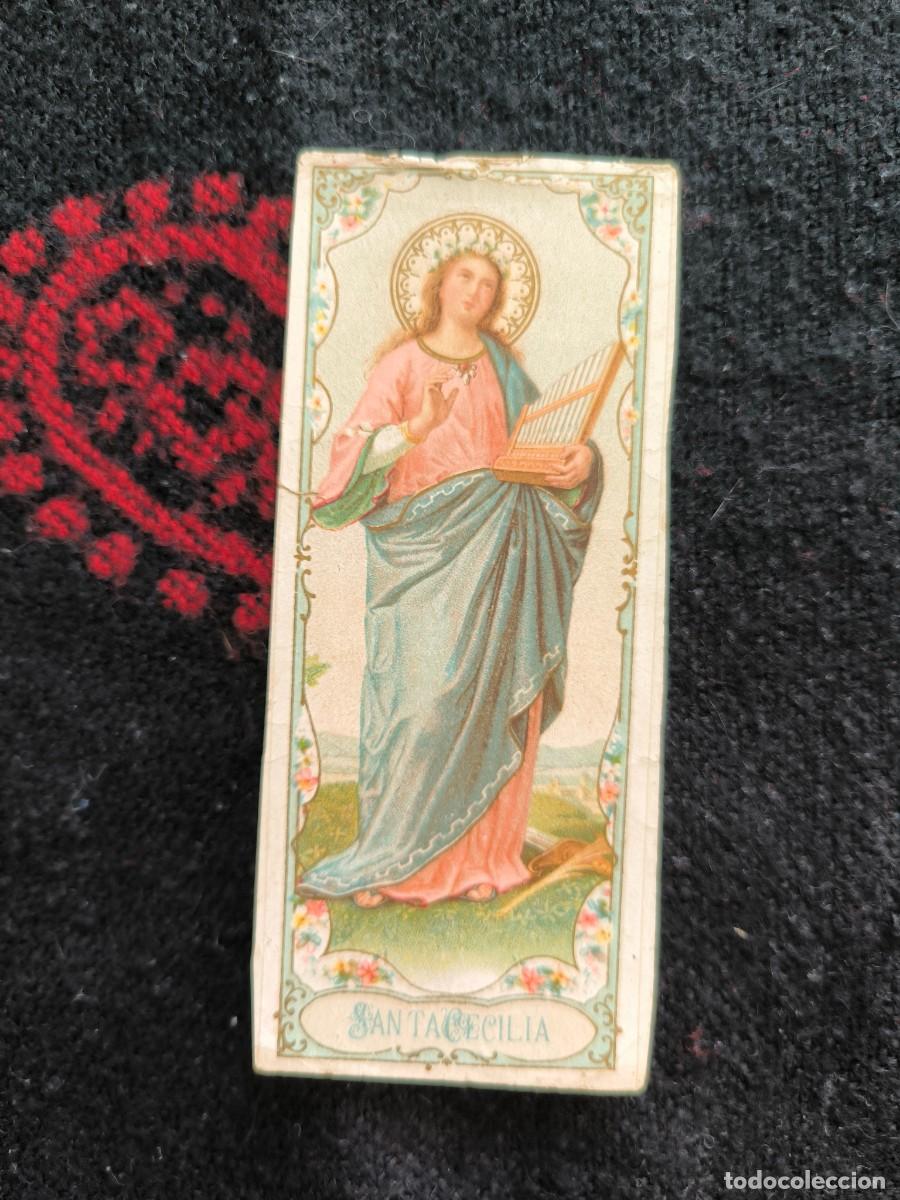 Postkarten: Estampa Religiosa Antigua Santa Otilia &ndash; Bella Ilustraci&oacute;n A Color Coleccionismo