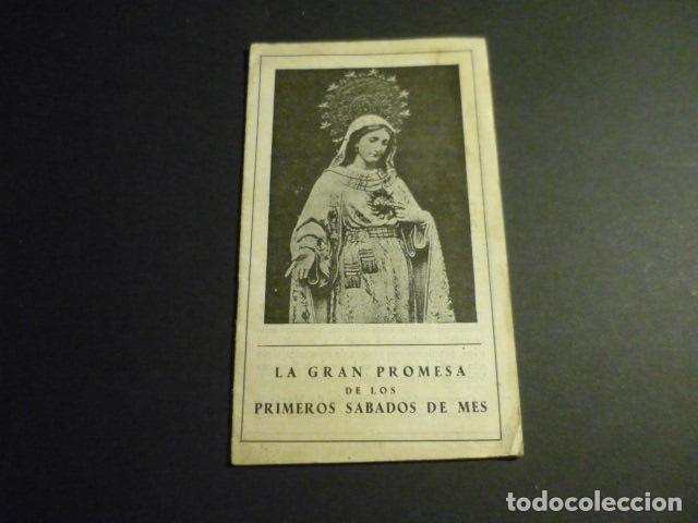 Postkarten: LA GRAN PROMESA DE LOS PRIMEROS SABADOS DE MES CORAZON DE MARIA FOLLETO RELIGIOSO