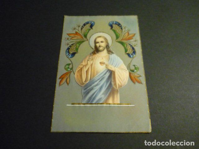 Postais: SAGRADO CORAZON DE JESUS ESTAMPA HECHA A MANO