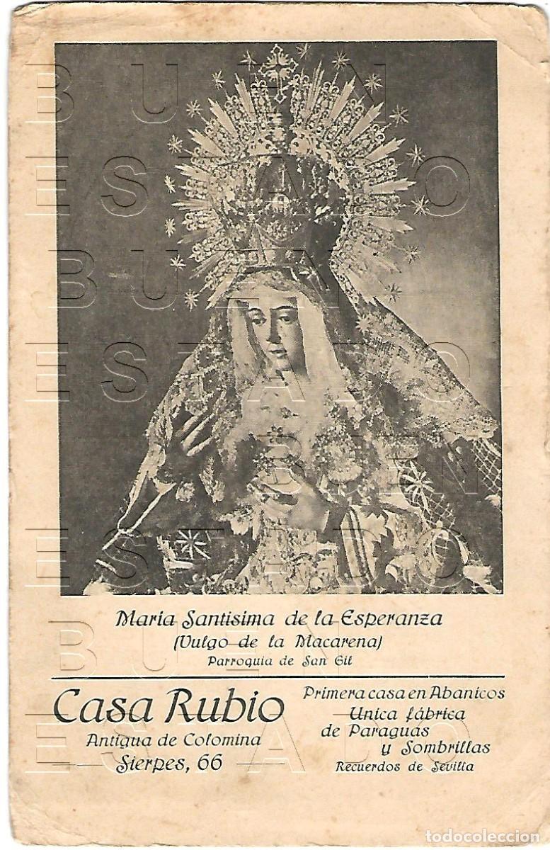 Postales: SEVILLA CASA RUBIO ABANICOS ESPERANZA MACARENA 15X10 M32